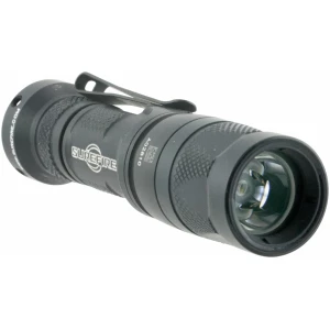 SureFire Aviator dual-output flashlight, black anodized, white and red LEDs, 250 lumens