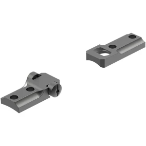 Leupold 2-piece standard steel base for Weatherby Mark V, matte black, reversible front