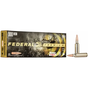 Federal Premium Barnes TSX .300 WSM 165gr ammunition 20-count box