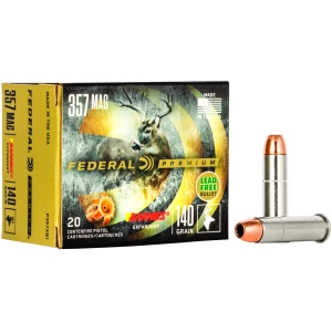 Federal Premium P357XB1 .357 Magnum 140 gr Barnes Expander 20-round box