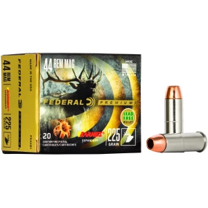 Federal Premium Vital-Shok .44 Mag 225 gr Barnes Expander ammunition box, 20 rounds