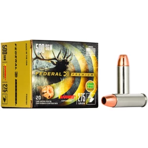Federal Premium .500 S&W 275 gr Barnes Expander ammunition 20rd box