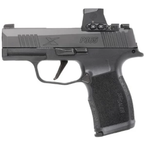 Sig Sauer P365X ROMEO-X 9mm pistol with 3.1 inch barrel and installed Romeo-X red dot