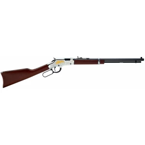 Henry Golden Eagle H004GE .22 LR 20-inch octagon barrel walnut stock engraved nickel receiver