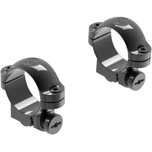 Leupold 49950 2-piece steel ringmounts for Ruger No.1 and 77/22, 30mm, low gloss black