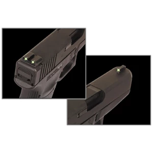 TruGlo TG231X Tritium  Black | Green Tritium Front Sight Green Tritium Rear Sight