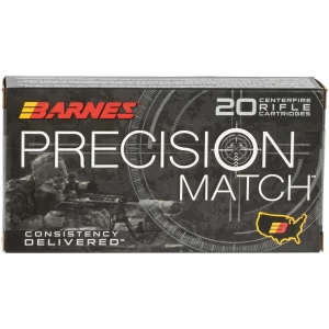 Barnes Precision Match 6.5 Creedmoor 140 gr OTM BT 20-count box