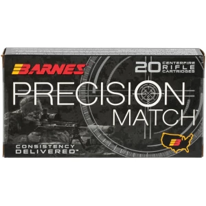 Barnes Precision Match .260 Remington 140 gr OTM Boat Tail ammunition box