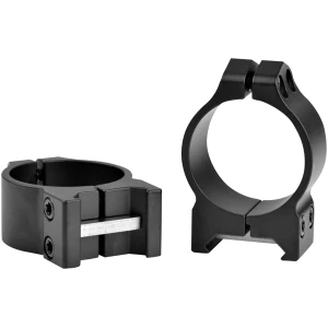 Warne Maxima 30mm Low Matte Fixed Scope Rings, vertical split design, steel construction