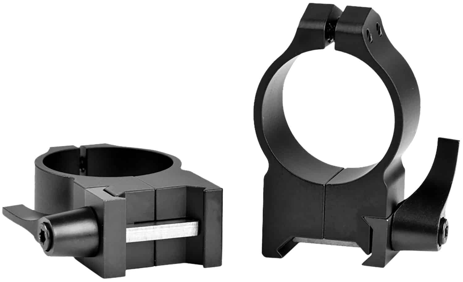 Warne Maxima QD 30mm High Matte Black scope rings