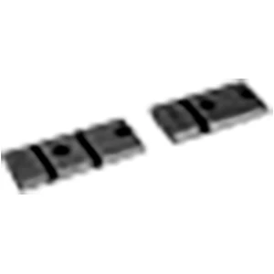 Warne Maxima steel 2-piece base for Weatherby Mark V Magnum, matte black