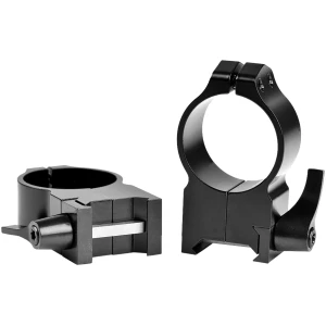 Warne Maxima 216LM 30mm Extra High Matte Black Quick Detach Scope Rings