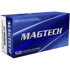 Magtech 357B .357 Magnum 158 gr Semi Jacketed Hollow Point 50-count box