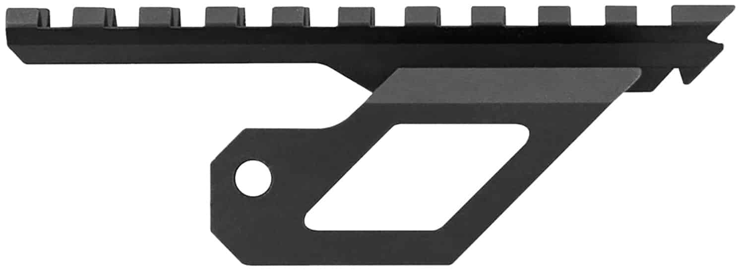 Aim Sports M1402 M-14/M1A side scope mount V2 black anodized 4.50" Picatinny rail