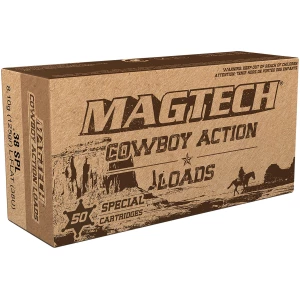 Magtech 38U .38 Special 125 gr Lead Flat Nose ammunition box 50 rounds