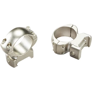 Weaver Grand Slam Steel Top Mount Scope Rings 1-inch High Silver