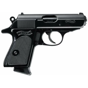 Walther PPK .380 ACP 3.3 inch pistol blued finish with black grips