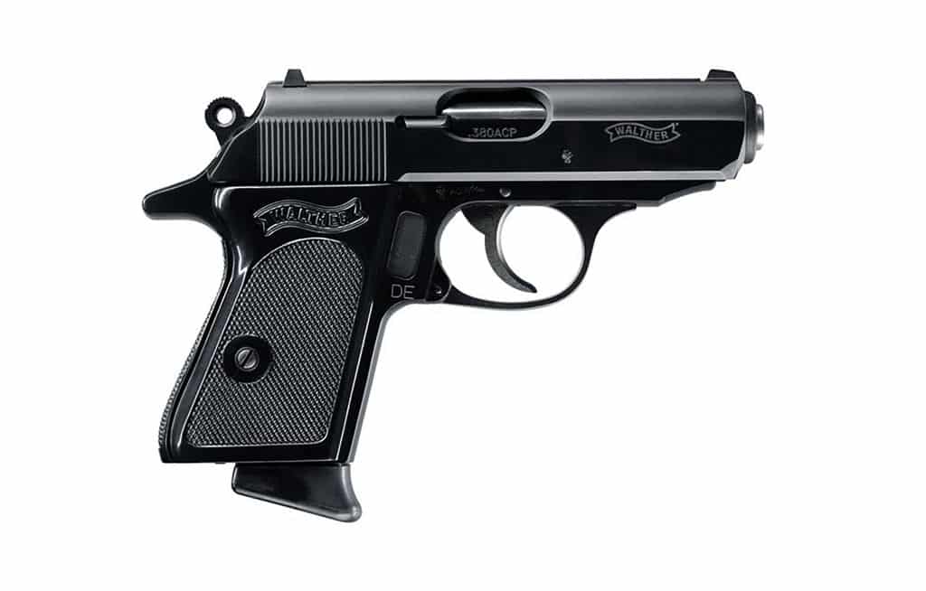 Walther PPK .380 ACP 3.3 inch pistol blued finish with black grips