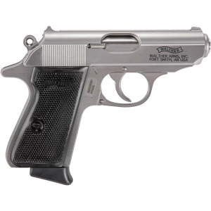Walther PPK/S .32 ACP 3.3in stainless steel pistol with synthetic grips