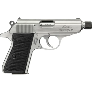 Walther PPK/S SD stainless .32 ACP 3.30in threaded barrel two magazines