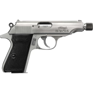 Walther PP SD .32 ACP 3.9-inch threaded barrel stainless pistol with two 8-round magazines