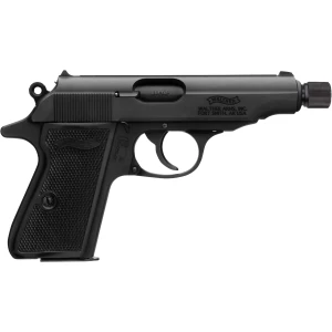 Walther PP SD .32 ACP pistol with 3.9-inch threaded barrel in black finish
