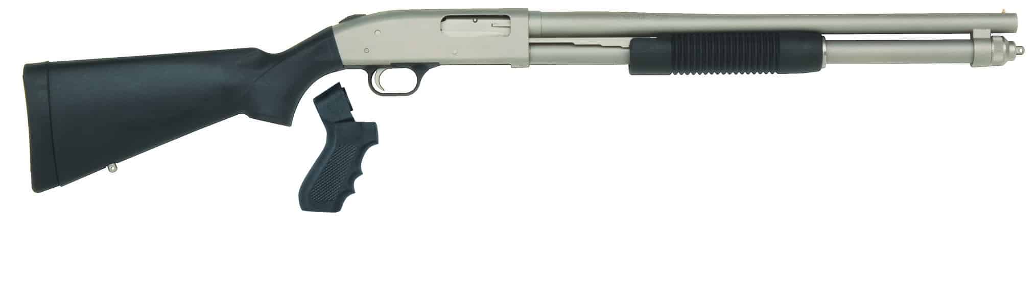 Mossberg 590 Mariner 12 Gauge 20-inch Marinecote pump shotgun with black synthetic stock