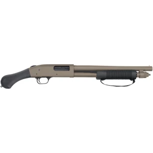 Mossberg 590 Shockwave 12 Gauge 14.375 inch Flat Dark Earth Cerakote with Raptor bird's-head grip