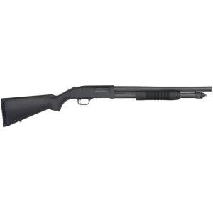 Mossberg 590 Tactical 12 Gauge shotgun 18.5 inch matte blued barrel black synthetic stock