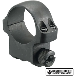 Ruger Hawkeye medium scope ring, 1-inch tube, fits 42mm objective, single