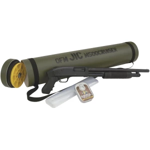 Mossberg 500 JIC Cruiser 12 Gauge 18.5 inch blued shotgun with black synthetic pistol grip