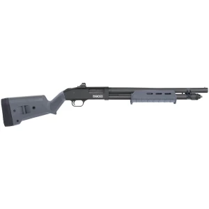 Mossberg 590S Magpul 12GA 18.5in shotgun with Holosun HS407K and grey Magpul furniture