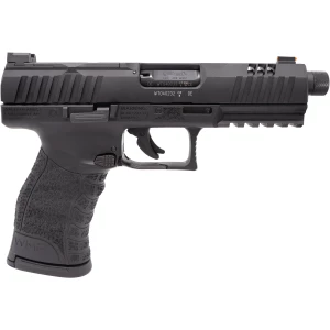 Walther WMP SD .22 WMR 4.9-inch threaded barrel optic-ready pistol, black polymer frame