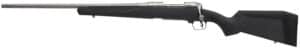 Savage 110 Storm .270 Win left-hand bolt-action rifle with 22-inch stainless barrel and gray AccuStock
