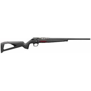 Winchester Xpert 21 Sharp 18-inch bolt-action rifle with gray polymer stock and matte blued finish