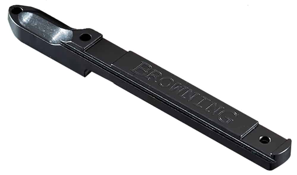 Browning SA-22 one-piece steel scope base in matte black, cantilever mount for rifles