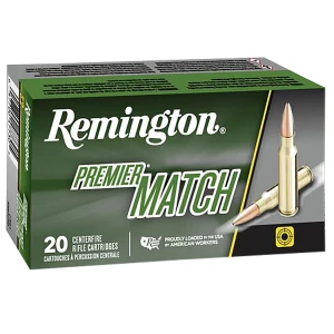 Remington Premier Match .223 Rem 77 gr Sierra MatchKing BTHP 20-round box