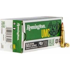 Remington UMC .223 Rem 55 gr FMJ 50 rd box