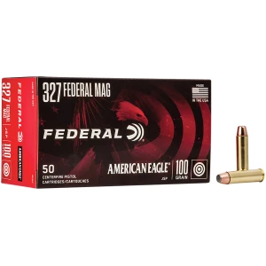 Federal American Eagle .327 Federal Magnum 100 gr Jacketed Soft Point 50rd box