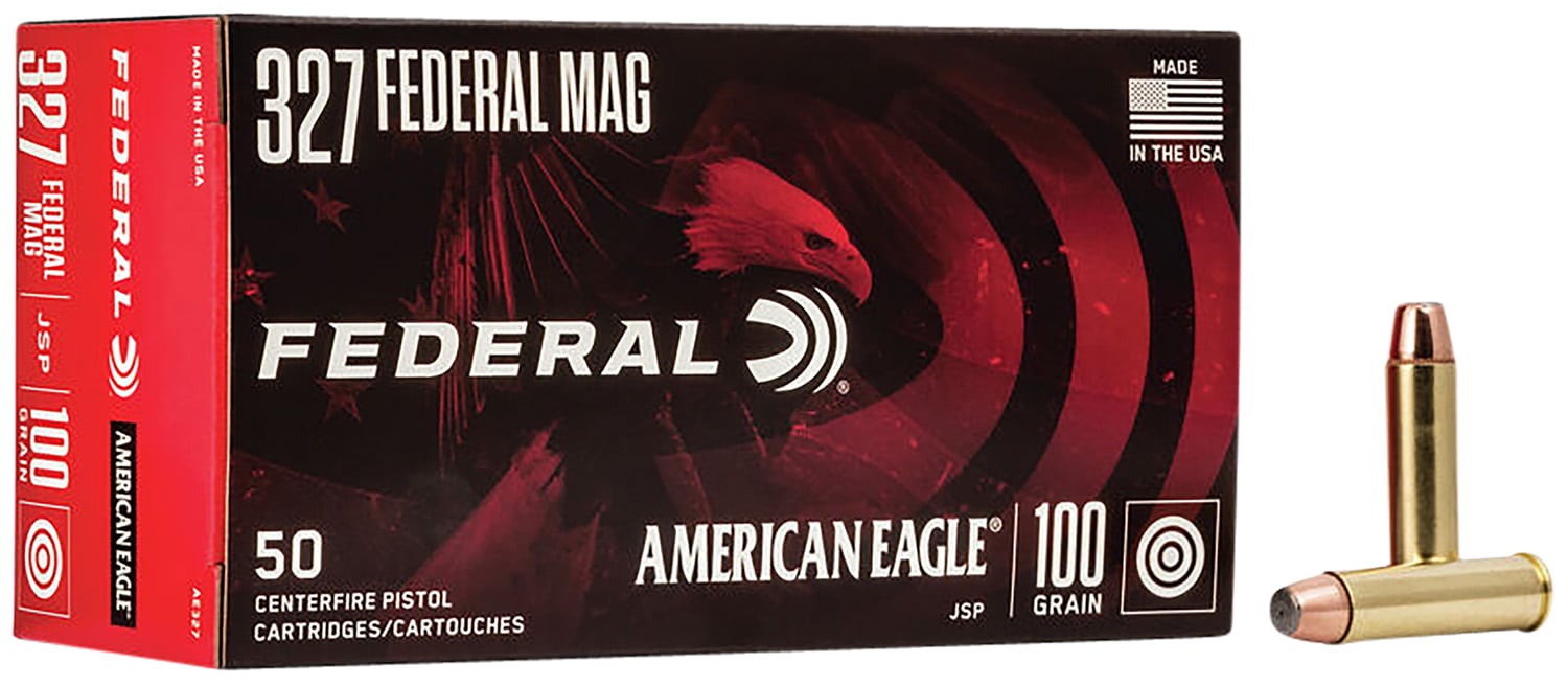 Federal American Eagle .327 Federal Magnum 100 gr Jacketed Soft Point 50rd box