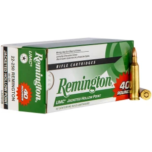 Remington UMC .22-250 Rem 45 gr JHP ammunition (UMC Rifle Ammo)