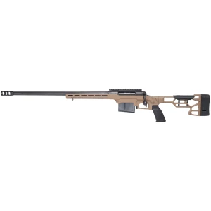 Savage 110 Precision left-hand .338 Lapua Magnum rifle with 24-inch barrel and MDT LSS XL chassis