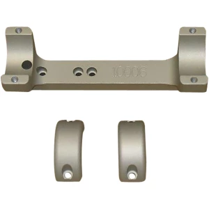 DNZ Game Reaper silver one-piece scope mount and medium rings for 1-inch tube