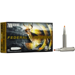 Federal Premium Vital-Shok 7mm Rem Mag 140 gr Trophy Bonded Tip 20-round box