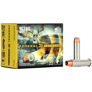 Federal Premium Vital-Shok .357 Magnum 180 gr Swift A-Frame 20-round box