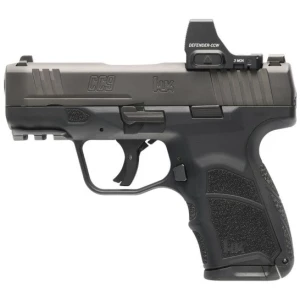 HK CC9 Micro Compact 9mm 3.32in black polymer frame with 10- and 12-round magazines