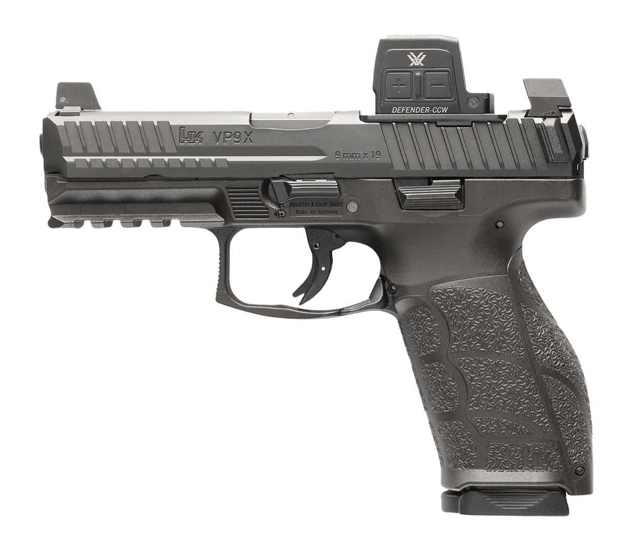 Heckler & Koch VP9A1 X 9mm pistol, black, optics-ready with tritium night sights