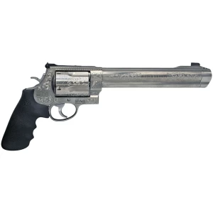 Smith & Wesson Model 500 500 S&W Magnum 8.375in engraved Camfour Custom revolver