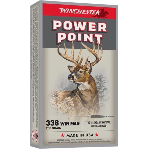 Winchester Super-X .338 Win Mag 200 gr Power-Point 20rd box