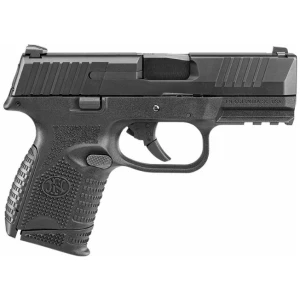 FN 509C 9mm pistol, black polymer frame, 3.7 inch barrel, serrated stainless slide